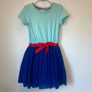 Hanna Andersson Aqua Blue Tulle Skirt Dress